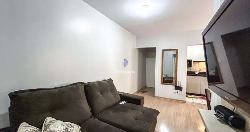 Apartamento de 2 quartos, 1 banheiro, 1 garagem, semimobiliado