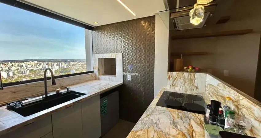 Cobertura exclusiva no ponto mais alto da cidade, com vista panorâmica deslumbra