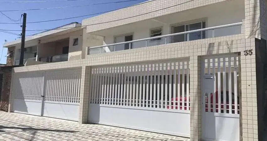 Linda casa em condomínio à venda, 02 dormitórios, 01 vaga, lavabo, banheiro social. sítio do campo, praia grande, sp.