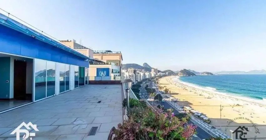 Venda-cobertura linear - copacabana - posto 4 cobertura de  frente com  425m