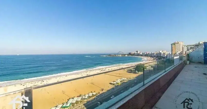 Venda-cobertura linear - copacabana - posto 4 cobertura de frente com 425m