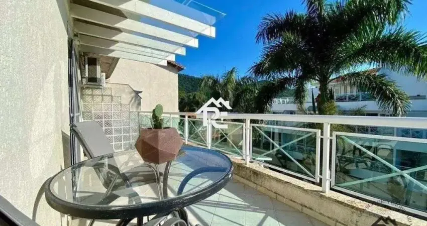 Cobertura com 1 dormitório à venda, 80 m² por r$ 500.000,00 - itaipu - niterói/rj