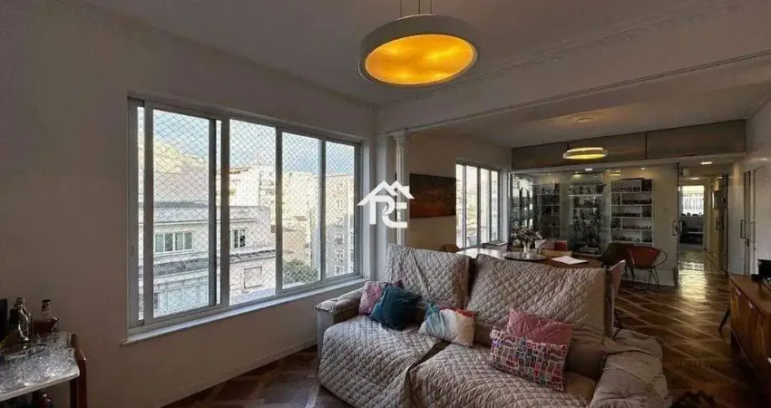 Apartamento com 3 quartos à venda, 131 m² por r$ 1.500.000 - copacabana - rio de janeiro/rj