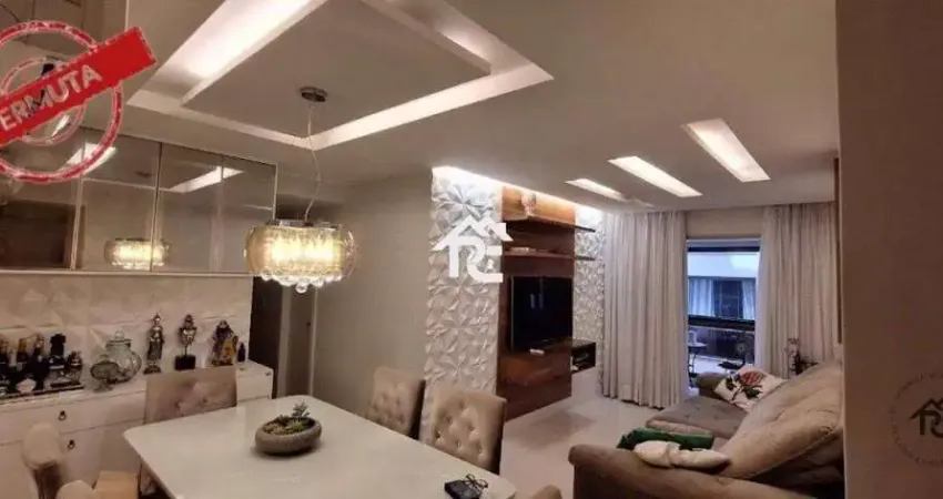 Apartamento de 3 quartos, suite , varanda gourmet e 2 vagas em icaraí