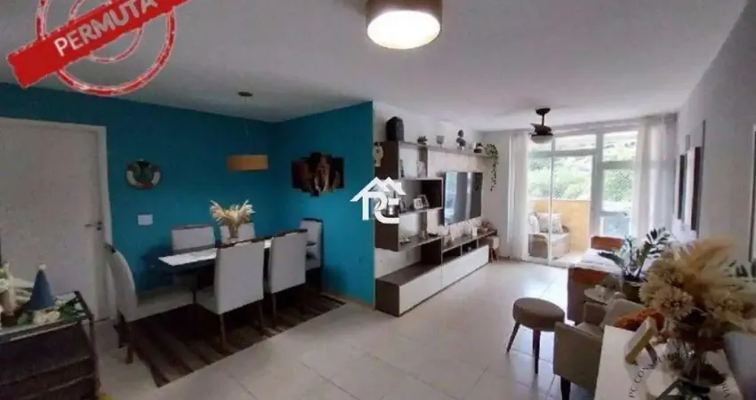 Apartamento com 3 dormitórios à venda, 120 m² por r$ 790.000,00 - itaipu - niterói/rj