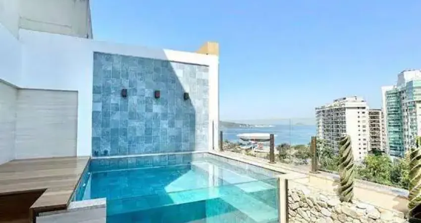 Cobertura com 3 dormitórios à venda, 259 m² por r$ 3.450.000,00 - ingá - niterói/rj