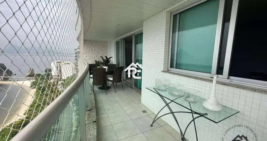 Apartamento com 4 dormitórios à venda, 220 m² por r$ 2.950.000,00 - boa viagem - niterói/rj