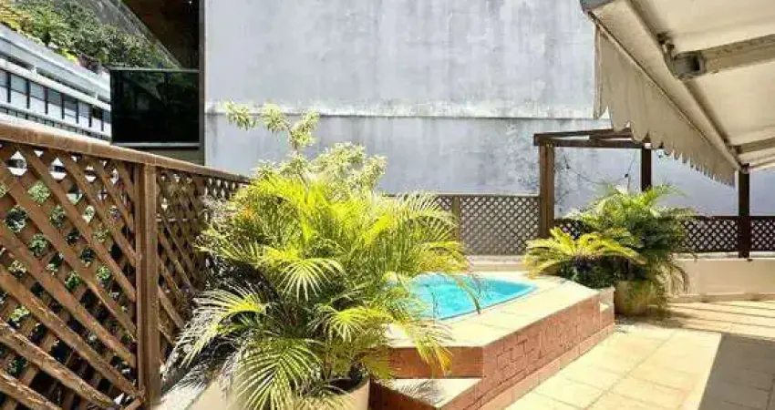 Cobertura com 3 dormitórios à venda, 230 m² por r$ 1.889.000,00 - lagoa - rio de janeiro/rj