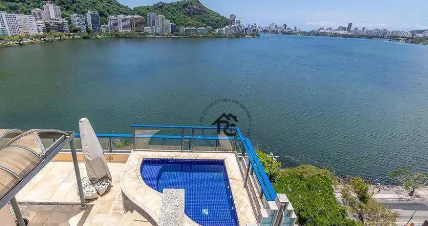 Cobertura com 4 quartos à venda, 495 m² por r$ 8.990.000 - lagoa - rio de janeiro/rj