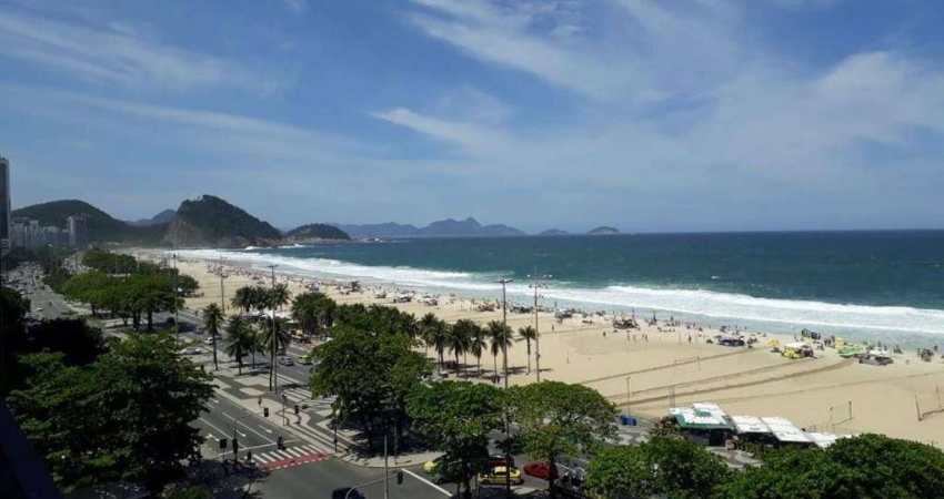 Copacabana - Vista Panorâmica da Av. Atlântica!! -Deslumbrante! Apartamento de frente  com 600 Mtrs