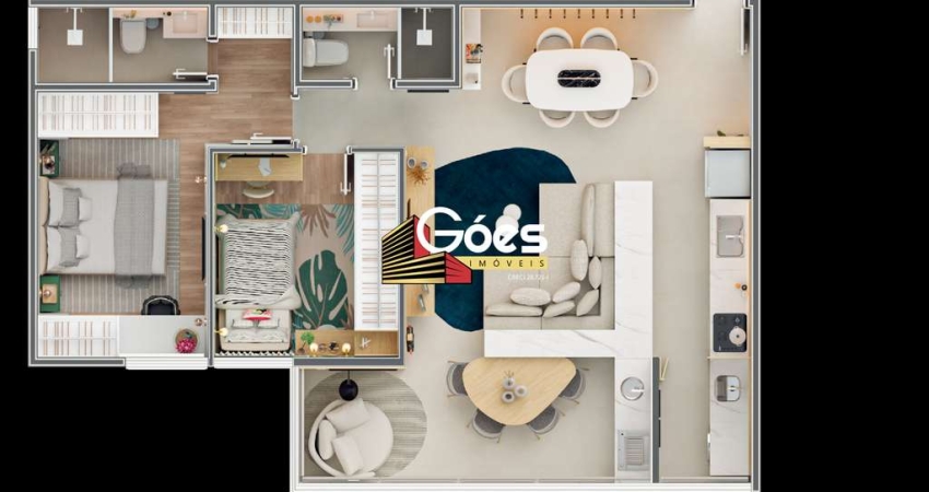 Apartamento com 3 quartos à venda na Rua Miguel Prisco, Centro, Ribeirão Pires