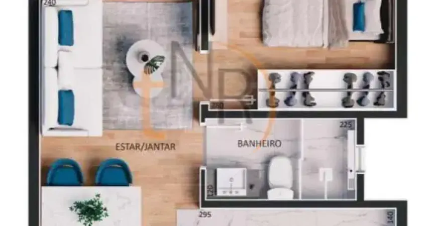 Pronto pra morar! und com vaga coberta res. vicenza - 400m do palladium