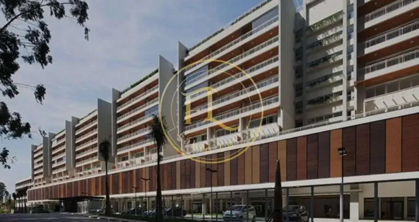 Trix Tamboré - Apartamento com 1 dormitório para alugar, 50 m² - locação