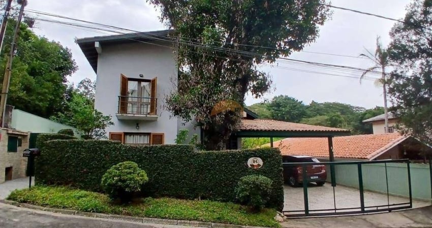 Casa Locação 3 Quartos, 2Suites, 2 vagas + Edícula  para Hospedes - Cond.Terras do Madeira- Granja Viana -SP