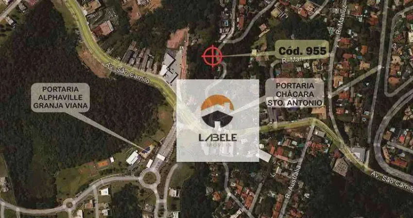 Terreno - 570 m² - Granja Viana - Chacara Santo Antonio - Carapicuíba