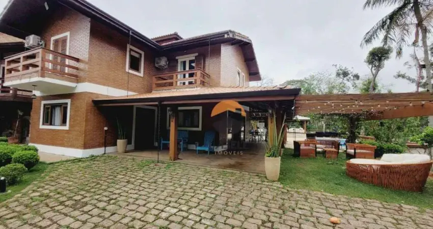 Casa 4 suítes, 6vagas ,piscina, lago, condomínio terras do madeira - granja viana-sp