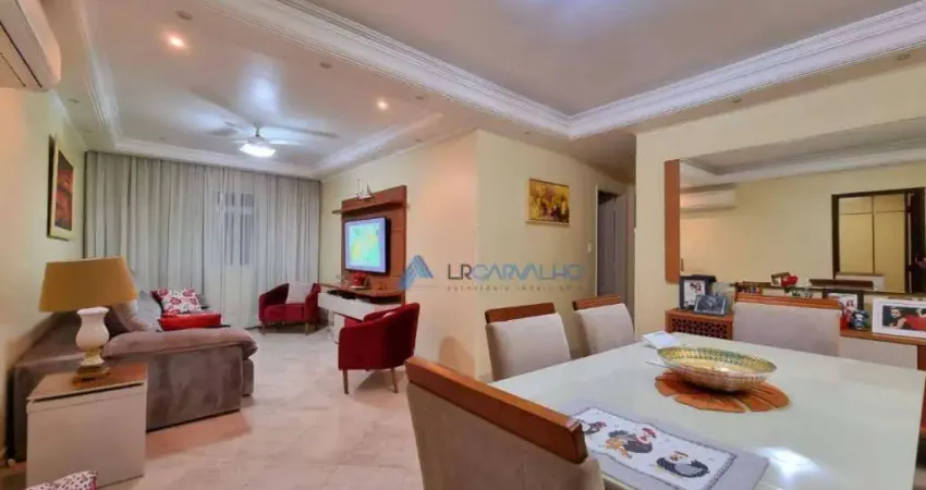 Apartamento com 2 dormitórios à venda, 102 m² por r$ 550.000,00 - marapé - santos/sp