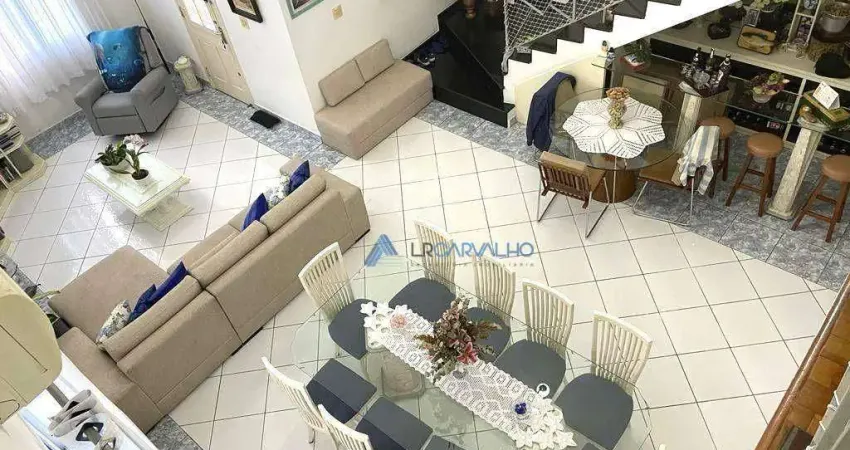 Casa com 4 dormitórios à venda, 408 m² por r$ 2.500.000,00 - vila matias - santos/sp