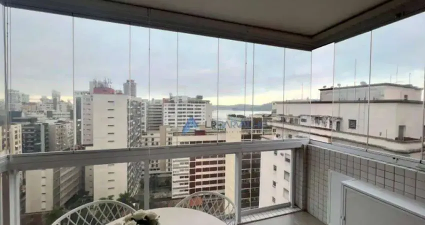 Apartamento com 1 dormitório à venda, 47 m² por r$ 795.000,00 - boqueirão - santos/sp