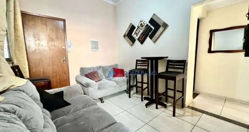 Apartamento com 2 dormitórios à venda, 55 m² por r$ 360.000,00 - embaré - santos/sp