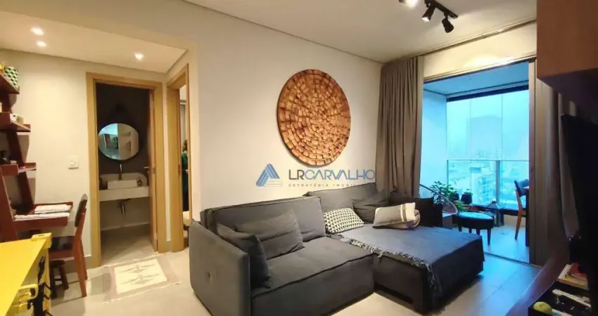 Apartamento com 1 dormitório à venda, 65 m² por r$ 860.000,00 - aparecida - santos/sp