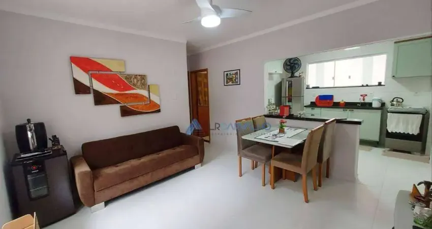 Apartamento com 2 dormitórios à venda, 71 m² por r$ 510.000,00 - pompéia - santos/sp