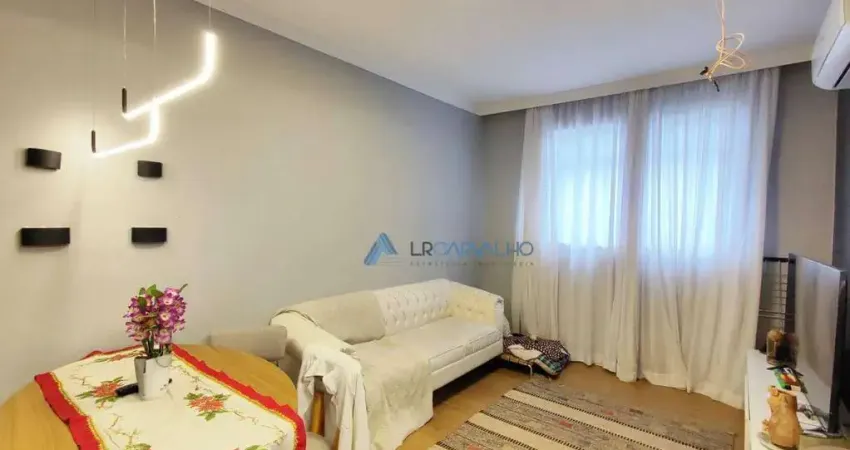 Apartamento térreo com 2 dormitórios à venda, 69 m² por r$ 430.000 - campo grande - santos/sp