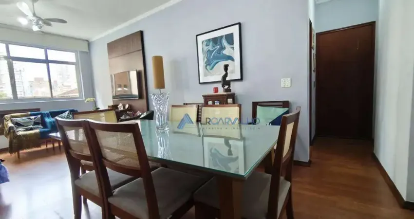 Apartamento à venda, 135 m² por r$ 695.000,00 - gonzaga - santos/sp