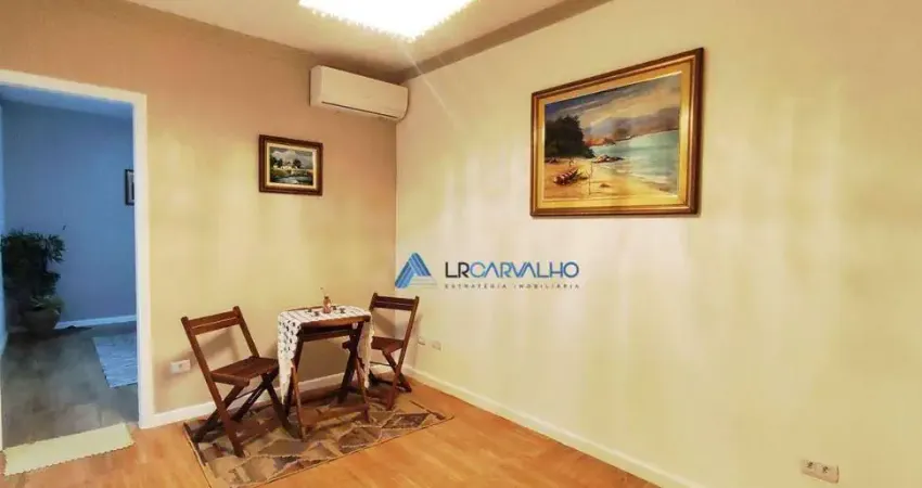 Apartamento com 1 dormitório à venda, 48 m² por r$ 390.000,00 - pompéia - santos/sp