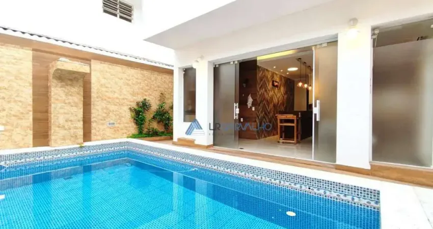 Casa com 4 dormitórios à venda, 168 m² por r$ 1.500.000,00 - ponta da praia - santos/sp