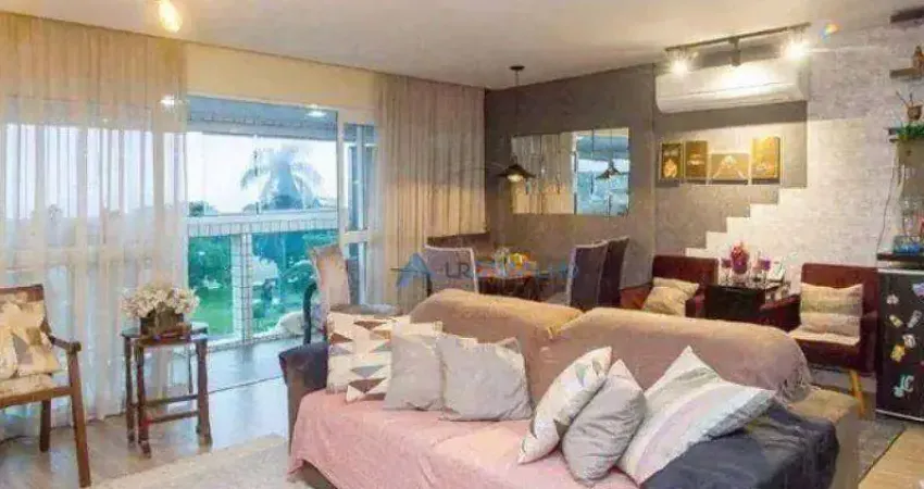 Apartamento à venda, 154 m² por r$ 850.000,00 - boqueirão - santos/sp