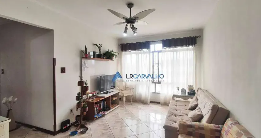 Apartamento com 3 dormitórios à venda, 96 m² por r$ 590.000,00 - aparecida - santos/sp