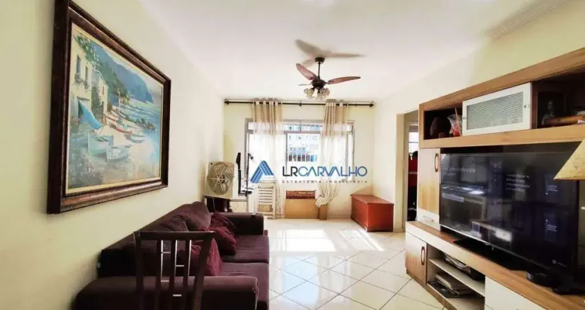 Apartamento no campo grande  com 2 dormitórios à venda, por r$ 550.000 - santos/sp