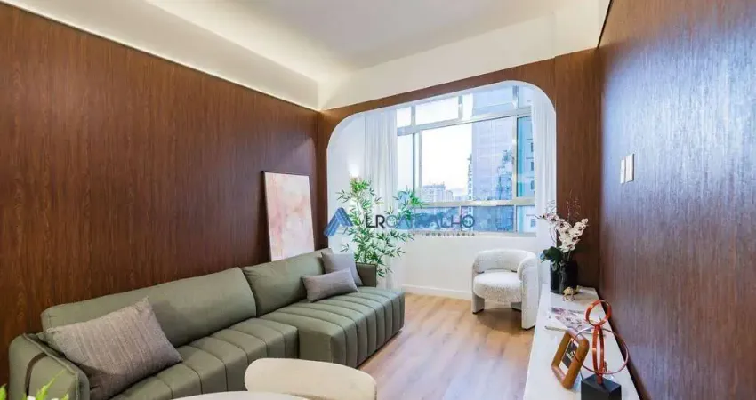 Apartamento vista lateral mar com 2 dormitórios à venda, 65 m² por r$ 885.000 - josé menino - santos/sp