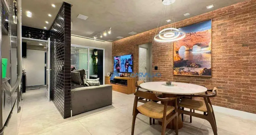 Apartamento à venda, 67 m² por r$ 849.000,00 - josé menino - santos/sp