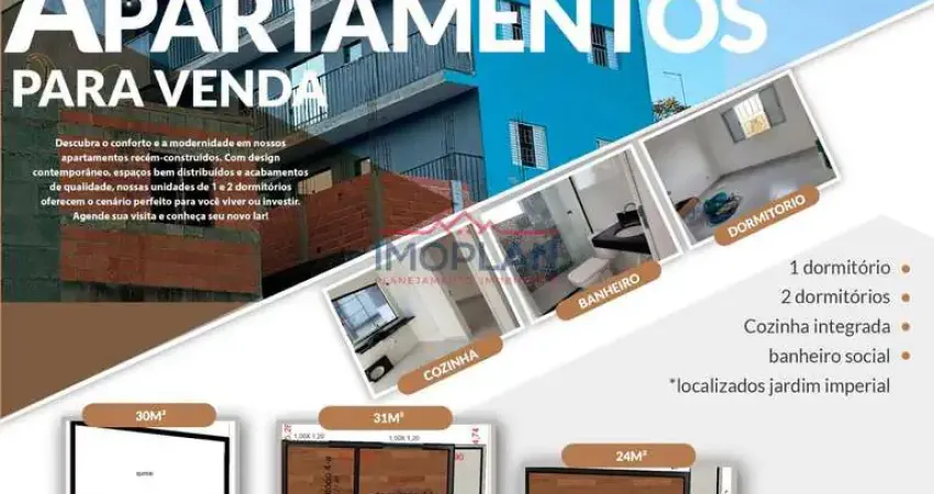 Apartamento novo no Jardim Imperial