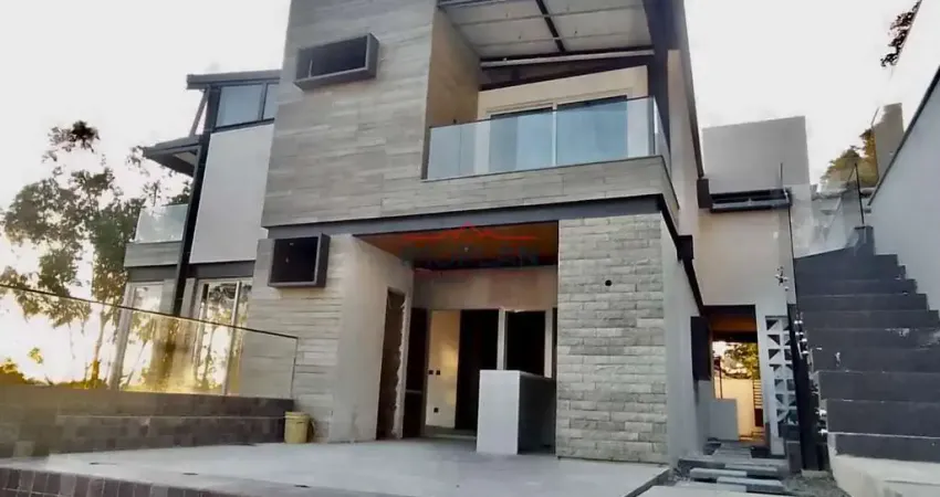 Casa luxuosa conceito moderno á venda com 500 m² piscina borda infinita - cidade