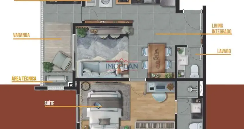 Apartamento 1 dormitórios à venda jardim terceiro centenário atibaia/sp