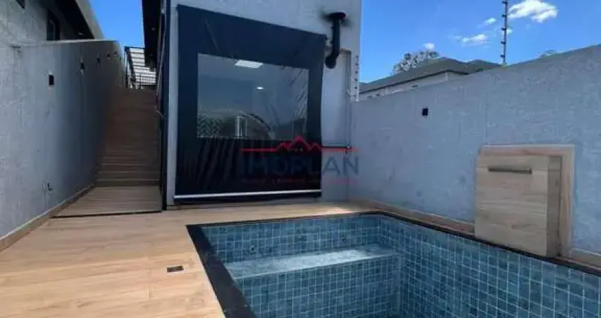 Casa à venda com 100 m² com piscina- jardim são felipe - atibaia - sp