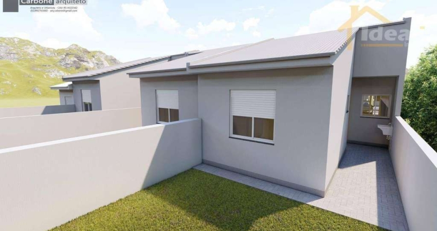 Casa com 2 dormitórios à venda, 59 m² por R$ 359.000 - Pasqualini - Sapucaia do Sul/RS