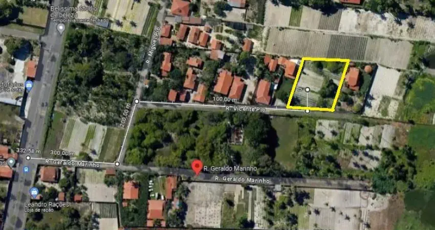 Terreno à venda na Rua Vicente Pio, 55, Lagoa Redonda, Fortaleza