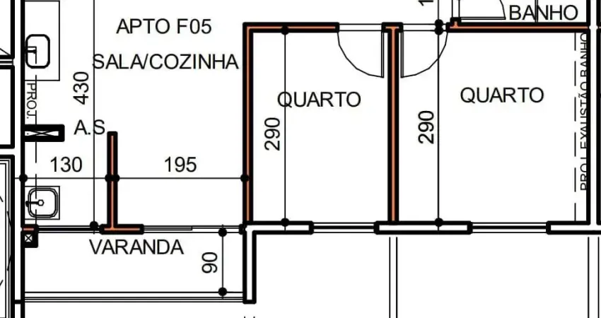 Apartamento com 2 quartos à venda na Rua Monte Líbano, 55, Mondubim, Fortaleza