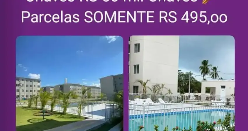 Lindo apartamento na Caucaia no Condomínio Viva vida com área de lazer completa sem burocracia e sem consulta SPC e Serasa...