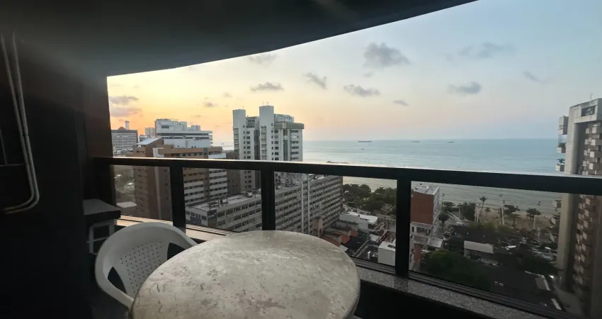 Oportunidade flat na abolição abaixo do preço de mercado 1 quarto 1 garagem 1 cozinha , 1 sala , varanda abolicao perto da orla vista mar total livre frente mar em  meireles fortaleza ceara