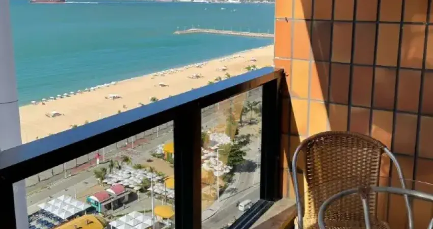 Flat localizado no Meireles com Vista Mar e Lazer no Condominio