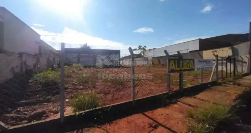 Terreno comercial para alugar na Vila Santa Cruz, São José do Rio Preto 