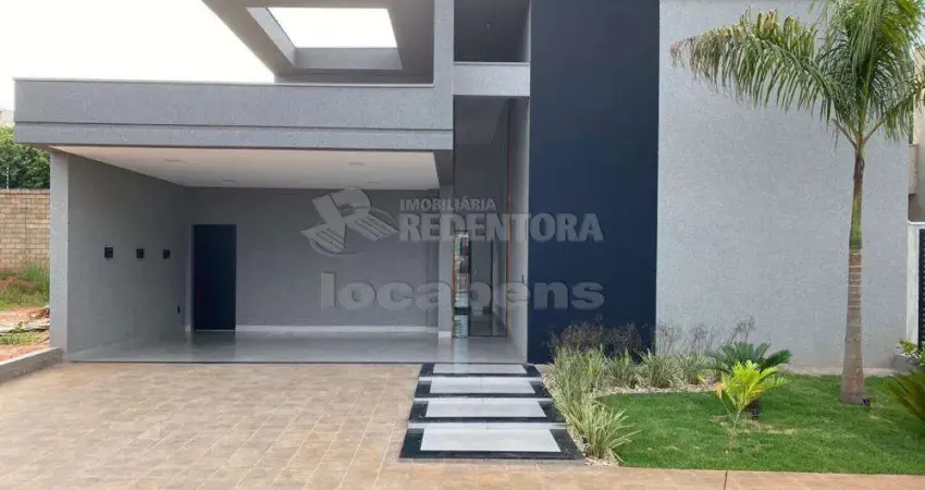 Casa em condomínio fechado com 3 quartos à venda no Residencial Figueira II, São José do Rio Preto 