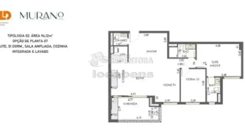 Apartamento Condomínio Murano, ao lado do Shopping Iguatemi