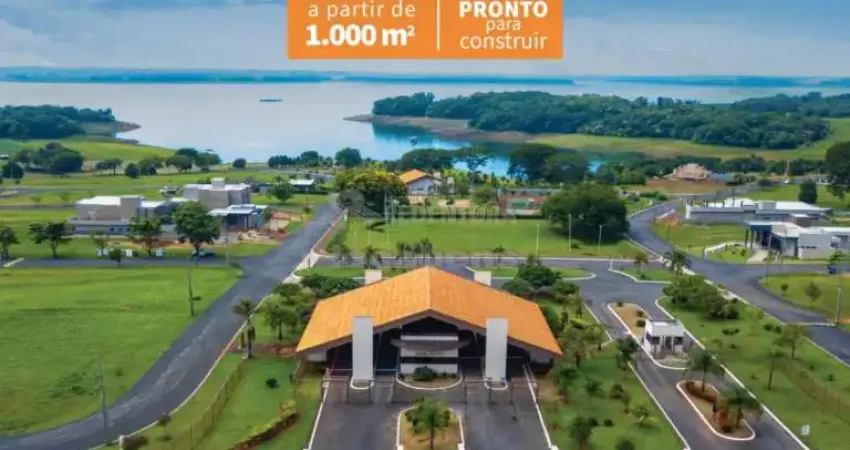 Baias de santa monica - ótimo terreno em condomínio fechado às margens do rio grande, 1.875,50m²