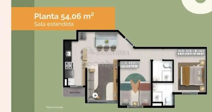 Excelente apartamento para venda - 2 dormitórios / parque são miguel